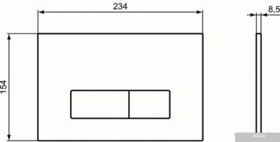 Ideal Standard Prosys Frame 120 M R020467+R0121AC