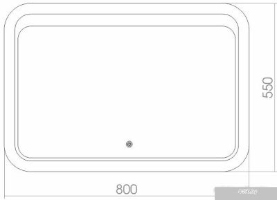 Silver Mirrors Зеркало Пульсар 80х55 ФР-00001380