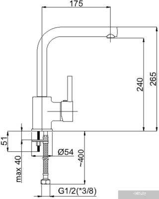 Смеситель Rubineta Ultra-35 [U35008]
