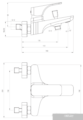 Deante Hiacynt Nero BQH N10M