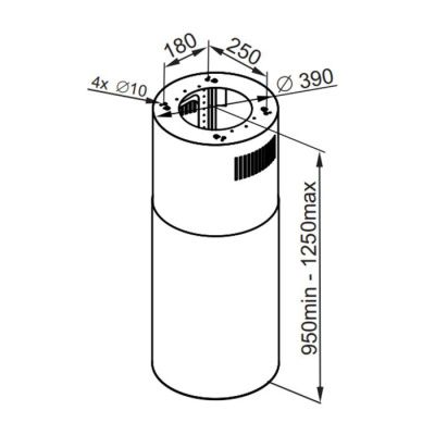 Кухонная вытяжка MAUNFELD Lee Isla sensor 39 (белый)