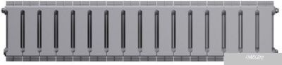Royal Thermo PianoForte 200 Silver Satin (16 секций) боковое подключение