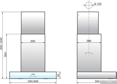 Elikor Агат 60Н-1000-Е4Д (нержавеющая сталь/белый)