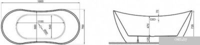 Polimat Abi 180x80 (отдельностощая, белый)