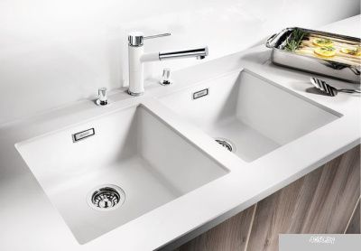 Кухонная мойка Blanco Subline 400-U (белый) [515754]