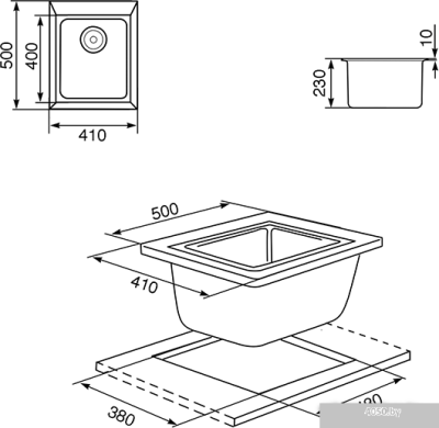 Кухонная мойка Smeg LSE40AV-2