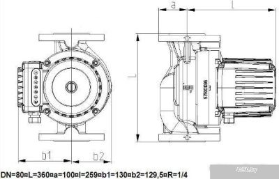 IMP Pumps GHNbasic II 80-70F PN10