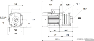 Насос Grundfos CM1-4 A-R-A-E-AVBE