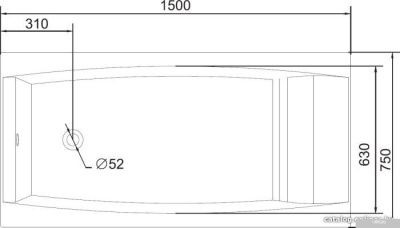 Cersanit Virgo 150x75 (с каркасом)