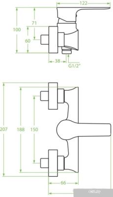 Смеситель Laveo Raila BLL 040D