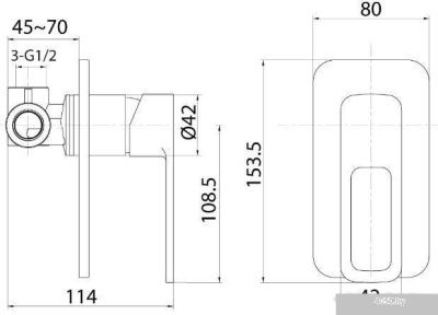 IDDIS Slide SLISB00i66 (хром)