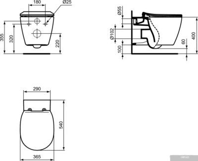 Ideal Standard Connect AquaBlade E047901+E772401