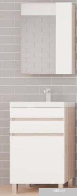 Style Line Шкаф с зеркалом Берген 55см