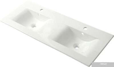 ЗОВ Тумба с умывальником Дион 120 D120LWP0M9003MKV5-OL120 (белый матовый)