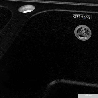 Кухонная мойка Gerhans C02 (оникс)