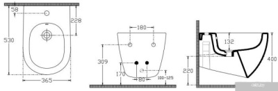 Биде Isvea Infinity 10NF41001 (белый)