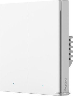 Aqara Smart Wall Switch H1 (двухклавишный, без нейтрали)
