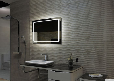 Пекам Зеркало с подсветкой Sandi 100x80 (с сенсором на зеркале)