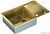 Кухонная мойка ZorG SZR-5080 Bronze