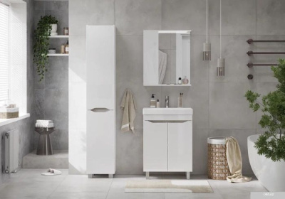 Volna Шкаф с зеркалом Lake 60 левый