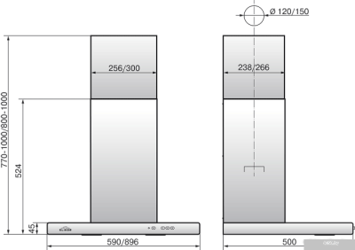 Elikor Квадра 60П-430-К3Д (антрацит)