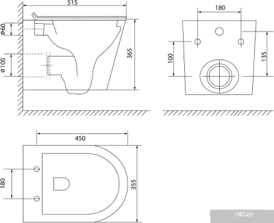 Унитаз IDDIS Calipso CALRDSEi25