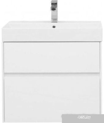 Aquanet Тумба Бруклин 70 00212597 с умывальником Slim Synergy (белый)