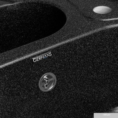 Кухонная мойка Gerhans E02 (черный)