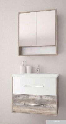 Style Line Шкаф с зеркалом Экзотик 70