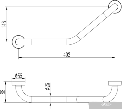 Поручень Ledeme L3517