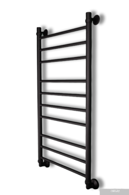 Полотенцесушитель Маргроид Вид 10 (вставки 3+4+3) 100/50 полная комплектация (Черный матовый)