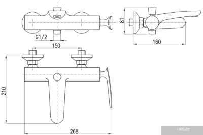 Смеситель Slezak RAV Тигрис TG154.5