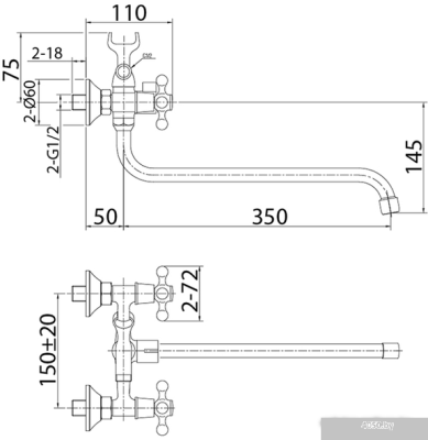 Milardo Duplex DUPSB02M10