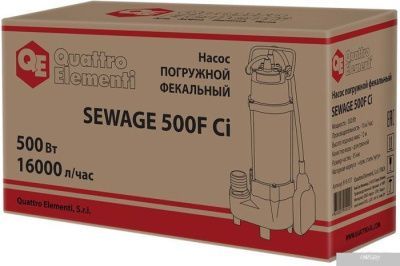 Quattro Elementi Sewage 500F Ci
